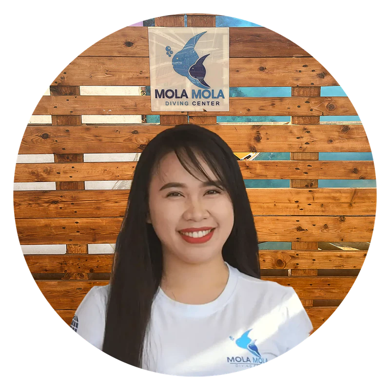 Charine, Office Manager at MolaMola Diving Center